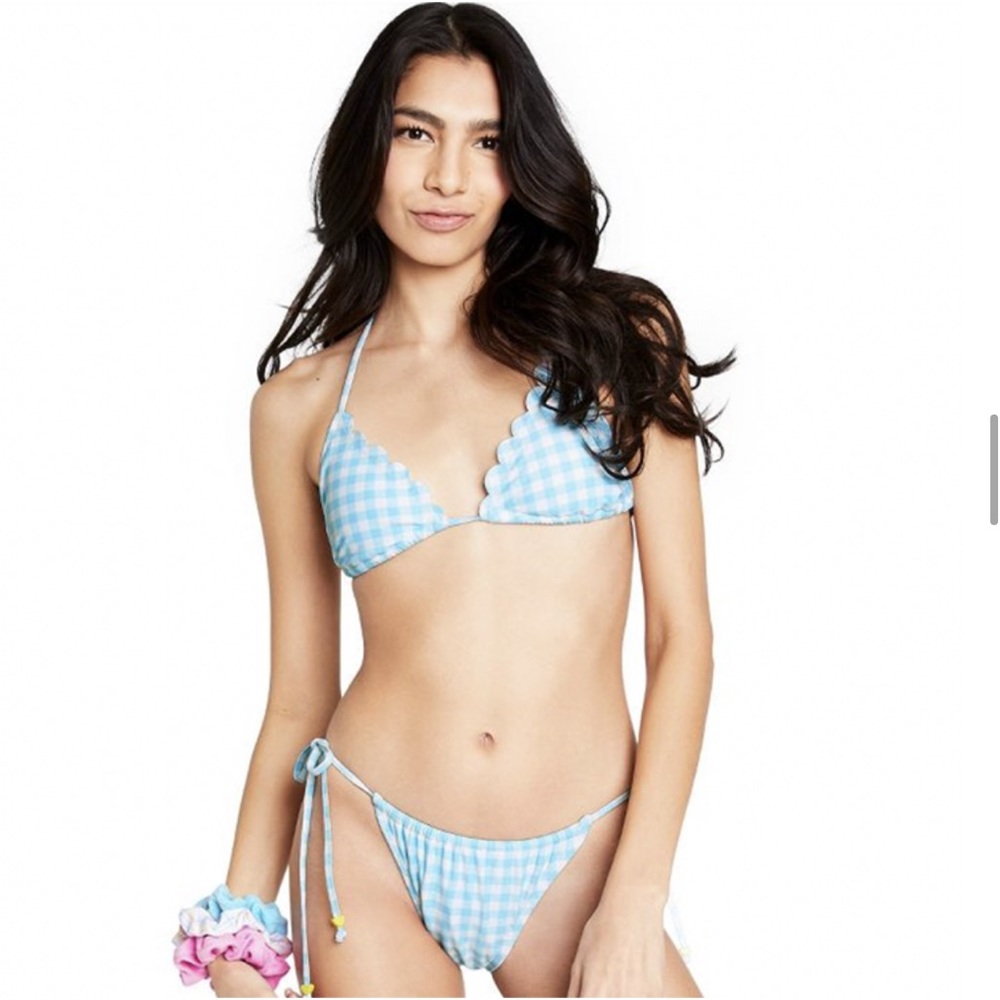 new stoney clover gingham bikini 2 piece swim